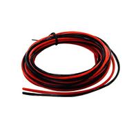 TCVCTNMZTX 18. AWG0.8. 2mm2 cavo elettrico 3Meter [1,5 m nero e 1, rosso] ROCO MOBILE E FLESSIBILE RAME ALTA RESISTENZA TEMPERATURA Filo elettrico