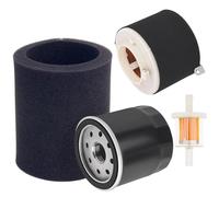 TCVCTNMZTX Filtro Aria, Olio E Carburante For Motocicletta For KAWASAKI KAF400 Mule 600 610 4x4 XC SE KAF 400 11029-1004 11013-0037 Filtro dell'olio(With Fuel Filter)