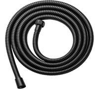 TCVCTNMZTX Soffione doccia grande da 12 cm, soffione a pioggia regolabile a cinque velocità, accessori for bagno Soffione doccia(1.5m Black Hose)