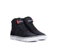 TCX - Ikasu 2 Wp Wmn, Scarpe Moto Casual Impermeabili, per Donna, Nero/Rosso Scuro, 38