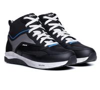 TCX Nalbak scarpe da moto impermeabili, nero/bianco/blu, Taglia 41