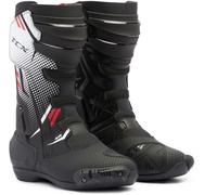 TCX S-TR1 Air Stivali da moto traforati, nero/bianco/rosso, Taglia 41