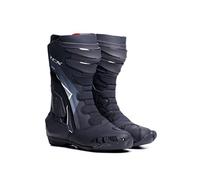 TCX - S-TR1, Stivale da Moto Donna, Stivali Sportivi, Tomaia in Microfibra, Chiusura con Zip Elastica Laterale e Velcro, Nero/Bianco Perla