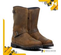 TCX Stivaletti Moto Urban Impermeabili Fuel WP Uomo Marrone Scuro - 37