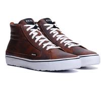 TCX Street 3 Scarpe da moto impermeabili, bianco-marrone, taglia 42