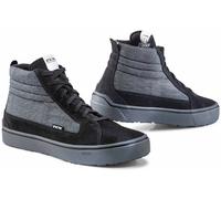 TCX Street 3 Tex Scarpe da moto impermeabile, nero/grigio, Taglia 40