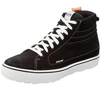 TCX - Street 3 WP, Scarpe da Moto in Pelle, Impermeabili con Protezioni, Uomo, Nero/Bianco, 43