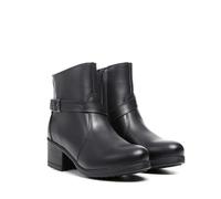 TCX - X-Boulevard Waterproof, Stivaletto da Moto Donna, Impermeabile con Membrana T-DRY, Tomaia in Pelle, Chiusura Laterale con Zip e Fibbia Regolabile, Nero