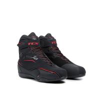 TCX - Zeta Waterproof, Scarpe da Moto Uomo, Sportive e Impermeabili, Scarpe Adatte ad Uso Urbano, Tomaia in Microfibra, Chiusura con Lacci e Velcro
