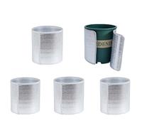 TCZDS Set di 5 coprivaso isolanti a doppio strato, con rivestimento termico su entrambi i lati. Ideali per proteggere le piante da giardino dal gelo durante i mesi invernali. (16#)