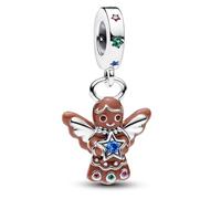TCZNAF Gingerbread Charm Ciondolo Pendant Compatibile per Bracciali Europei Regalo di Gioielli per la Laurea