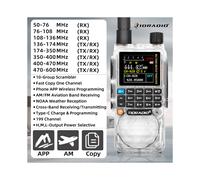 (TD-H3-Crystal)TIDRADIO H3 Walkie Talkie Telefono APP Programmazione wireless Banda aerea Amatoriale