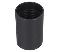 TDCuizent Adattatore di estensione per tubo flessibile per aspirapolvere, attacco per tubo filettato, diametro interno 32 mm, 40 mm, 50 mm, tubo di collegamento in plastica nera, per la pulizia del