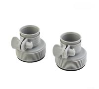 TDCuizent Adattatore per tubo flessibile per pompa Intex da 3,25 cm a 3,8 cm, connettore di conversione parti di ricambio per aggiornamento da 530 GPH o 1000 GPH a 1500 GPH per articoli 29061E e parte
