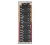 TDCuizent Adesivi per pesi per attrezzature da fitness, etichette numeriche per pila di pesi da 4,5 kg a 140,6 kg, in plastica PP trasparente, identificazione rapida e rimozione senza tracce (4,5