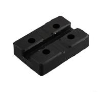 TDCuizent Blocco di supporto in gomma per ascensore auto Heavy Duty Due montanti Lift Pad Adattatore Piede quadrato Pad per telaio del veicolo Protezione ferroviaria