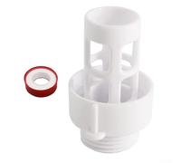 TDCuizent Connettore di scarico per piscina, adattatore di ricambio 10184 per telaio rotondo Intex e set di piscine, raccordo filettato con nastro antigoccia incluso, adatto per modelli da 1,8 m a 7,3
