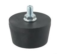 TDCuizent Cuscinetto per compressore d'aria, isolatore di vibrazioni antiurto, componente di ricambio in gomma solida con viti per pompe d'aria e macchine per olio (M8)