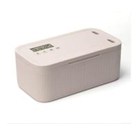 TDCuizent D Lock Box per telefoni e snack Smart Digitalr fino a 30 giorni ABS serratura a combinazione contenitore con accesso sicuro capacità 2,8 l (metri di tempo bianco)