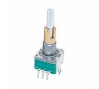 TDCuizent Encoder EC11EBB24C03 - Interruttore a pulsante rotatorio a doppio asse 30 posizioni 15 impulsi potenziometro in metallo a 8 pin per apparecchiature elettriche industriali, ampia gamma di