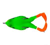 TDCuizent Esca galleggiante a forma di rana, 9 cm, con gambe rotanti, per spigola, luccio, per Barracuda, attrezzatura estiva per acqua dolce e salata, con azione realistica e colori vivaci (FO037-10)