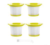 TDCuizent Filtro di ricambio per aspirapolvere manuale PCL700 PCL704 CL705 18V confezione da 4 con spazzola di pulizia per aspirapolvere portatili da 18 V +