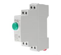TDCuizent Interruttore a pulsante su guida DIN, AC DC 24 V, modulo di controllo di arresto e avviamento, protezione IP20, pannello di distribuzione industriale, contattore, officina, tornio CNC