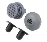 TDCuizent Kit di connettori per getto d'acqua per piscina fuori terra Intex 25022E, set di parti di ricambio con connettori filtranti, ugello di ingresso griglia per serie Easy Set, tubo da 32 mm