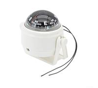 TDCuizent Marine per bussola con luce a LED, 12 V CC, impermeabile, indicatore di direzione, smorzamento riempito di olio, per una navigazione stabile su barche e yacht, base rotante a 360 gradi