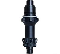 TDCuizent Mozzo posteriore per bici da strada, 142 x 12 mm, asse passante, 4 cuscinetti sigillati, disco di blocco centrale, raggio radiale 24H, compatibile con cricchetto DT 54T (per corpo XDhub)