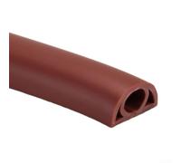 TDCuizent Protezione per cavi da pavimento, canalina in PVC, sistema di gestione dei cavi a basso profilo, per casa, ufficio, palestra, esposizioni, galleria, 1 m di lunghezza (D20-marrone)