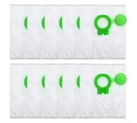 TDCuizent Sacchetti di ricambio per aspirapolvere SEBO Airbelt D2 a quattro strati in tessuto non tessuto con tappo filtro per D2 UltraBag D2 Total D2 Storm D2 T, confezione da 4, bianchi, resistenti