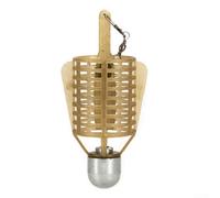 TDCuizent Secchio per esche da pesca in ABS e ferro, con finitura cachi, 20 g, 30 g, 40 g, 50 g, opzioni per pesca europea alla carpa, compatibile con mangiatoia e pastura, attrezzatura da pesca