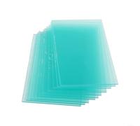 TDCuizent Set di 10 protezioni per casco da saldatura, in policarbonato, trasparenti, per vari modelli di casco (100 x 50 mm)