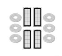 TDCuizent Set di filtri per mocio Cecotec per conga x50 | Kit di accessori per aspirapolvere Cecotec per conga x50 e x50 X con filtri HEPA e panni mocio, 10 pezzi