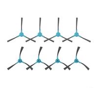 TDCuizent Spazzole laterali di ricambio per aspirapolvere S5 Plus per Conga 2299 Ultra Home per X-Treme per Genesis Robot Aspirapolvere Setole in Nylon Pulizia Bordo Angolo Nero Blu Confezione da 8