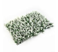 TDCuizent Tappetino per erba artificiale, 40 x 60 cm, in PVC, bianco, per casa, giardino, matrimonio, decorazione, ecologico, resistente agli animali domestici, pannello di siepe verde, non richiede