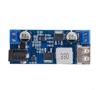 TDCuizent XY-3606 Modulo di alimentazione step-down DC-DC 9V-36V a 5.2V 5A 25W USB Fast Charge Converter con rettifica sincrona e indicatore LED per elettronica industriale