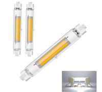 TDDKFB R7S LED 118mm Dimmerabile Lampadina,R7S 118mm 30W LED COB Equivalenti a 300W Lampada Alogena,R7S LED Lamp Bianco Freddo 6000K,Illuminazione Fascio 360°,3000LM Nessun Sfarfallio,2 Pezzi