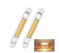 TDDKFB R7S LED 78mm 15W Dimmerabile Lampadina,R7S LED Lamp Bianco Caldo 3000K,R7S 78mm LED COB Equivalenti a 150W Lampada Alogena,1500LM Nessun Sfarfallio,Illuminazione Fascio 360°,2 pcs