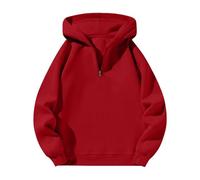 TDEOK Felpa da donna con cappuccio, felpa con cappuccio e felpe, da donna, in tinta unita, con cappuccio, a maniche lunghe, per sport, grandi dimensioni, maglione lungo Haikyuu Streetwear, Colore