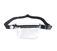 TDEOK Marsupio da donna trasparente, trasparente, gelatina, borsa a tracolla, vita da viaggio, marsupio, borsa a tracolla, superleggero, per viaggi, laboratori grafici, trasparente, taglia unica,