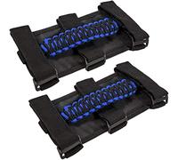 TDHLW 2 x Roll Bar Maniglie Maniglia di Presa per Jeep Wrangler YJ TJ JK JKU JL JLU Sport Sahara Freedom Rubicon Unlimited Gladiator JT 1955-2022,Blu