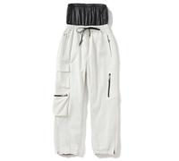 TDHLW Bianca,S, Pantaloni Cargo da Donna Super Larghi, Impermeabili Sportivi per Esterni Isolanti Casual da Sci da Uomo e da Donna