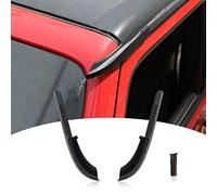 TDHLW Hardtop Rain Gront Gutter Extension Drip Rain Port Deverter Accessori Esterni per Jeep Wrangler JK JKU 2011-2018,Nero