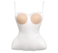 TDHLW Manichino Morbido da Appendere per Abiti da Sposa, Busto Imbottito A Mezzo Busto con Imbottiture per Il Seno, Leggero Espositore per Abiti da Sposa, Ideale per Boutique