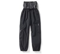 TDHLW Nero,XXL, Pantaloni Cargo da Donna Super Larghi, Impermeabili Sportivi per Esterni Isolanti Casual da Sci da Uomo e da Donna