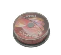 TDK - 8cm - Pack 10 Dvd+Rw 1,4 Gb caja rosa