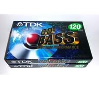 TDK CD Heavy Bass Performance - Confezione da 2 nastri audiocassette da 120 minuti