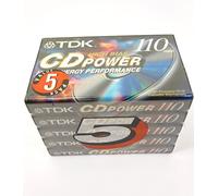 TDK CD in sbieco High Power 110 minuto tape 5-pack